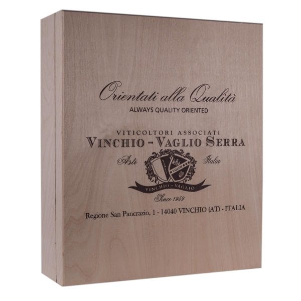 Confezione regalo in legno per 3 bottiglie da 0,75 l