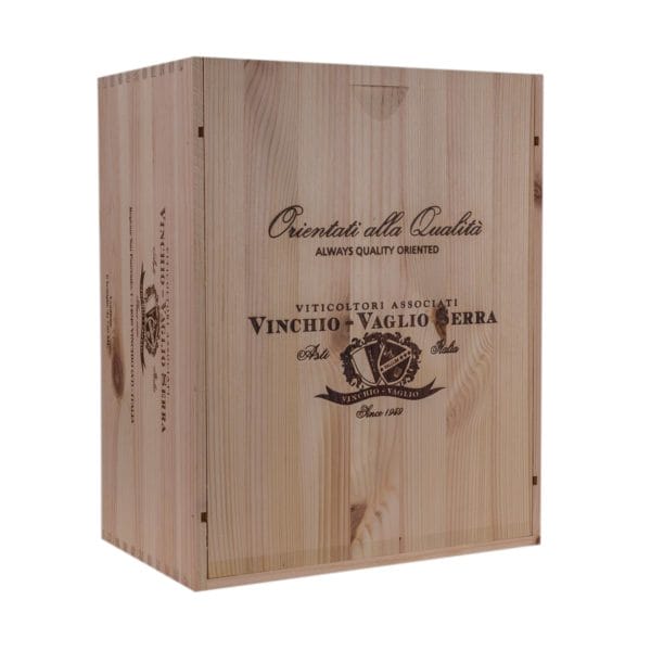 Confezione regalo in legno per 6 bottiglie da 0,75 l