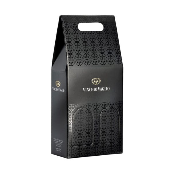 Valigetta in cartone per 2 bottiglie da 0,75 l