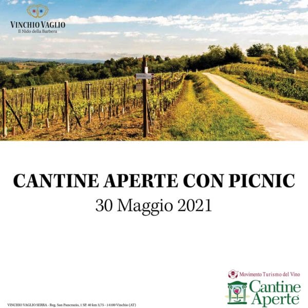 Cantine aperte con picnic 30/05/21 | Vinchio Vaglio