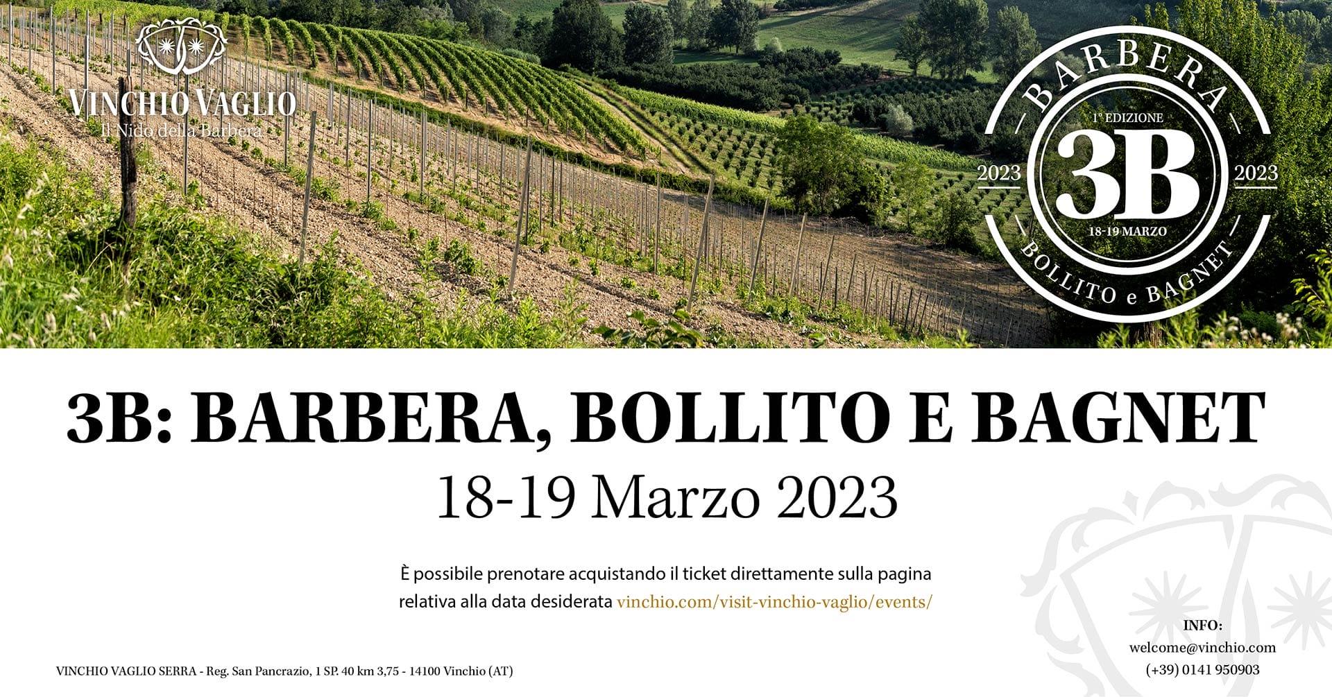 3B: Barbera, Bollito e Bagnet 2023