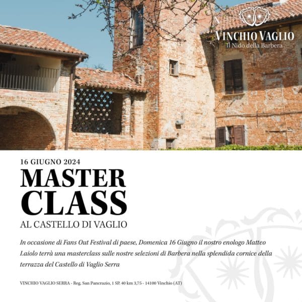 Masterclass al Castello di Vaglio [16/06/24]