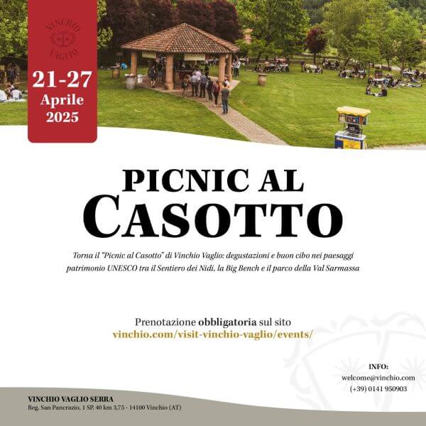 Picnic al Casotto Vinchio Vaglio